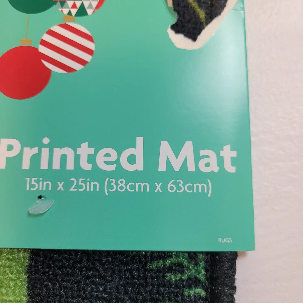 Festive Holiday Door Mat